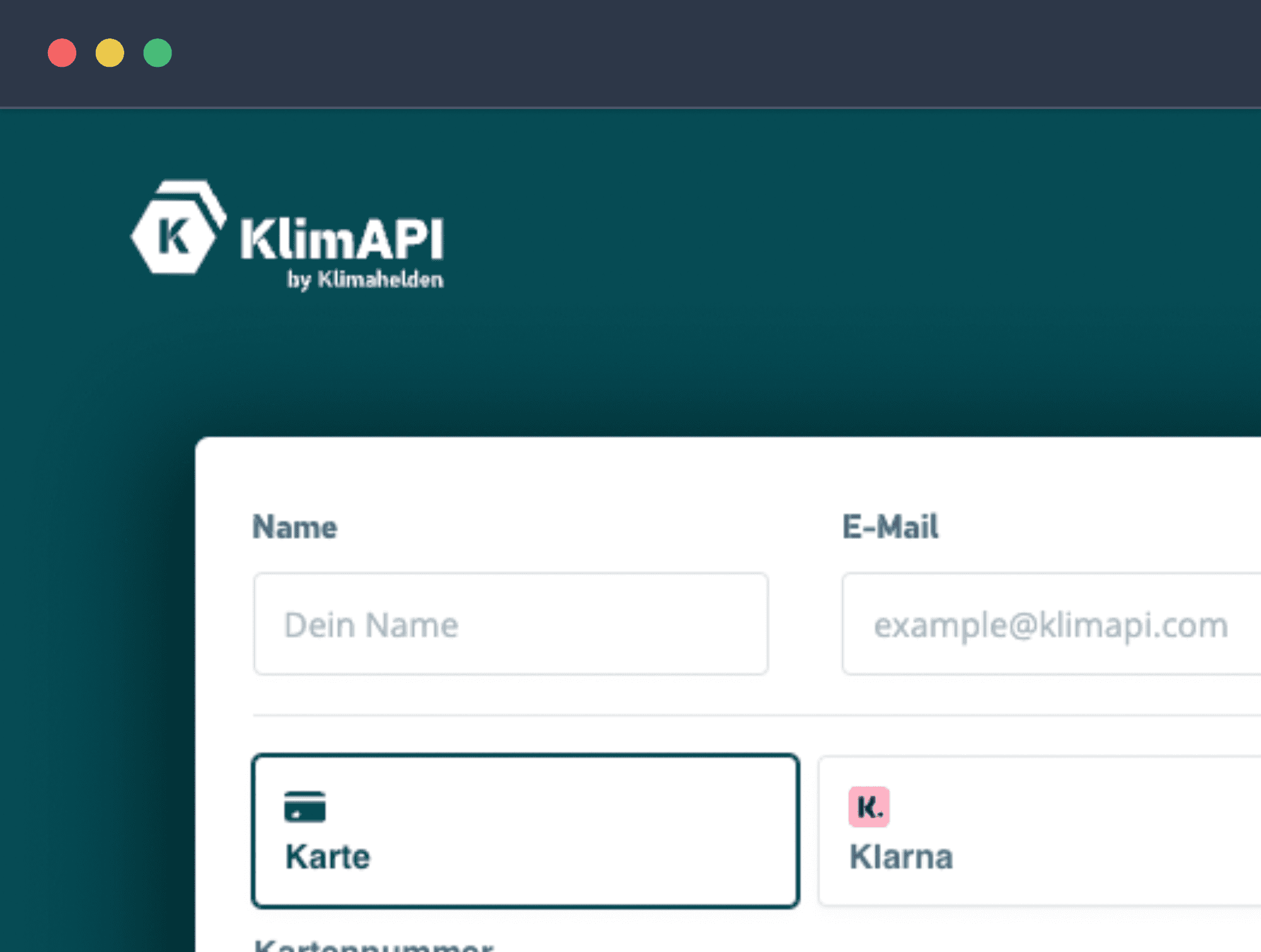 Checkout Links Logo Beispiel Checkout Links Logo Beispiel